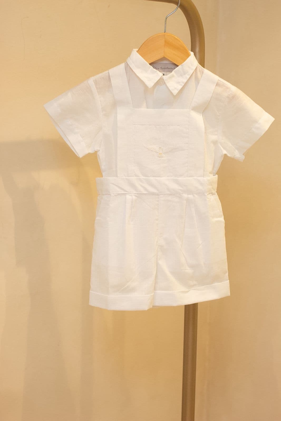 Macacão Jardineira Espirito Santo — branco